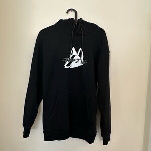 Marblesoda Black Wolf Hoodie, SS19, Small